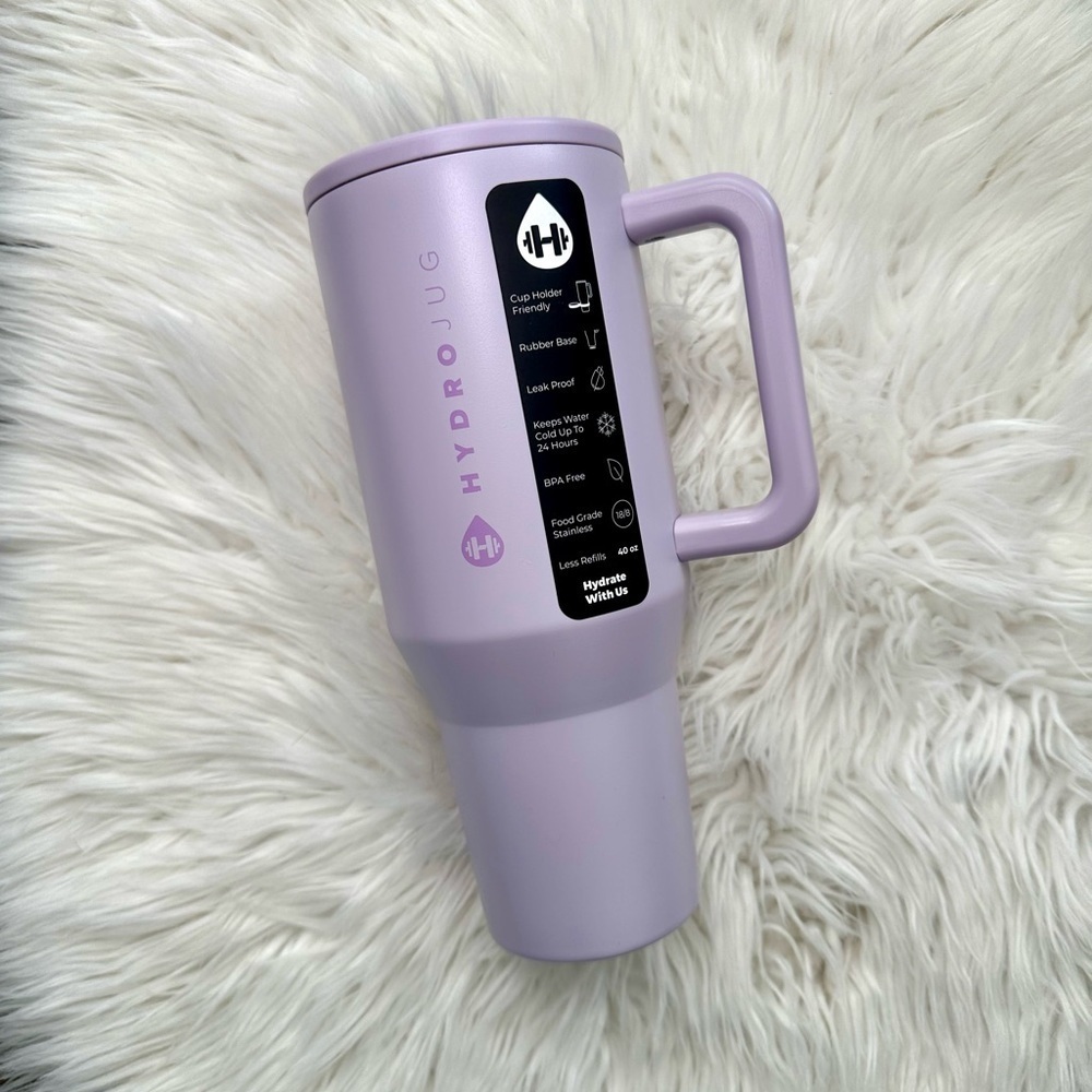 Hydrojug Lilac 40oz Traveler Tumbler